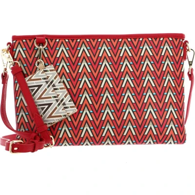 Afbeelding van VALENTINO Schoudertas Tonic Pochette Rosso / Multicolor Veelkleurig
