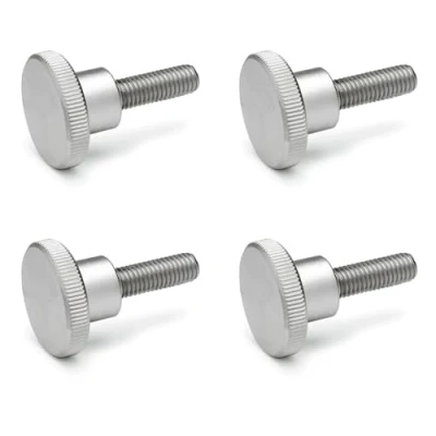 Afbeelding van Ganter Normelemente Hoge kartelschroeven DIN 464 M2,5 12 NI schroefdraad schroefdraadlengte: mm roestvrij staal 4 stuks