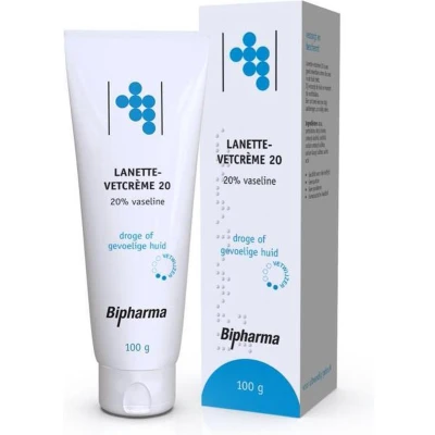 Afbeelding van 2x Bipharma Lanette Vetcreme 20% 100 gr