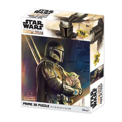 Afbeelding van Star Wars: The Mandalorian Mando Puzzel 63 stk 46x31 cm met 3D lenticulair effect