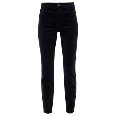 Afbeelding van s.Oliver slim fit corduroy broek marine