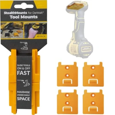 Afbeelding van StealthMounts TM DW18 YLW 4 Machinehouder voor DeWALT XR Geel pack