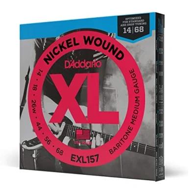 Afbeelding van D&#039;Addario E Git.snaren EXL157 14 68 nikkel omwonden Snaren