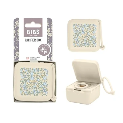 Afbeelding van BIBS Fopspeendoosje X Liberty Eloise Ivory