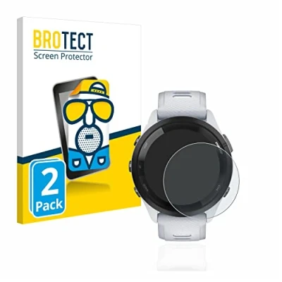 Afbeelding van BROTECT (2 Stuks) Antireflecterende Beschermfolie voor Garmin Forerunner 265 (46 mm) Anti Glare Screen Protector, Mat, Ontspiegelend