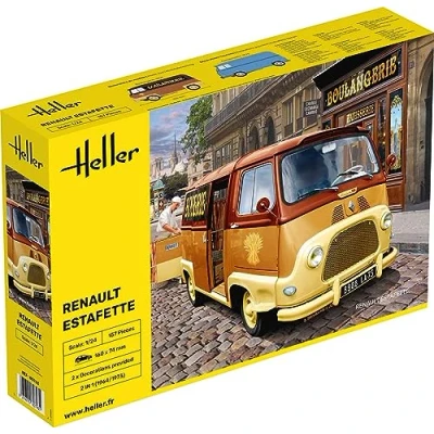 Afbeelding van 1:24 Heller 80743 Renault Estafette Plastic Modelbouwpakket