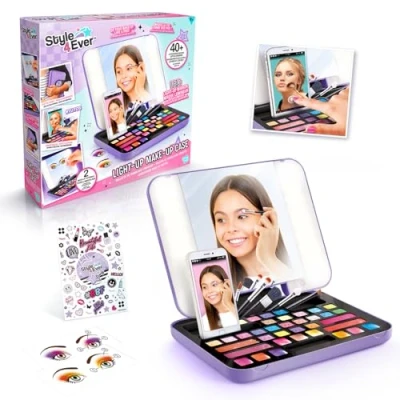 Afbeelding van Canal Toys Make up etui met verlichte LED spiegel en telefoonhouder Style 4 Ever vanaf 8 jaar OFG247