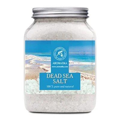 Afbeelding van Badzout Dode Zee 1300g Zeezout Tegen Acne Droge Huid Spierpijn Vermoeidheid Huidverzorging Aromatherapie Anti Stress Bad Spa Wellness Ontspanning Aging