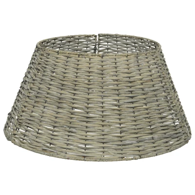 Afbeelding van Kerstboomrok/kerstboommand grijs D57 x H28 cm voor een kerstboom tot 180 Kerstboommand / huls