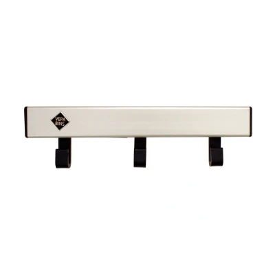 Afbeelding van Basic Pro line wandkapstok met 3 haken grijs/zwart