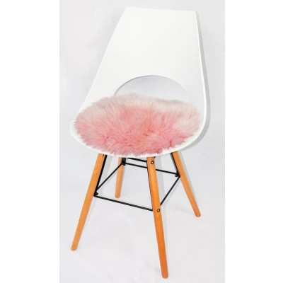 Afbeelding van Heitmann Felle Stoelkussen Lam, rond Zitkussen, zitvacht, rond, Ø 45 cm, echte lamsvacht, wasbaar (1 stuk)