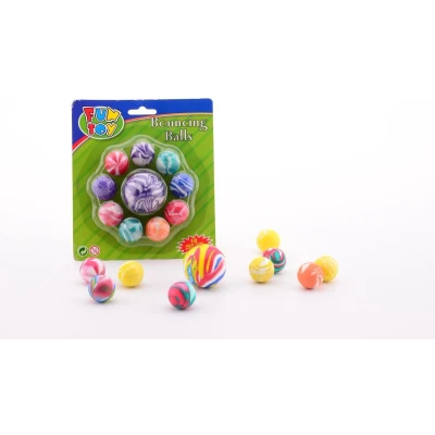 Afbeelding van John Toy Stuiterballen 10 stuks op kaart