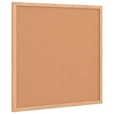 Afbeelding van vidaXL Kurkbord met massief grenenhouten frame 40x40 cm