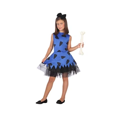 Afbeelding van Kostuums voor Kinderen Grotbewoner Blauw (2 Pcs) Maat 3 4 Jaar