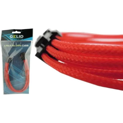 Afbeelding van Gelid Solutions 6 pin Verlengkabel Rood 30cm