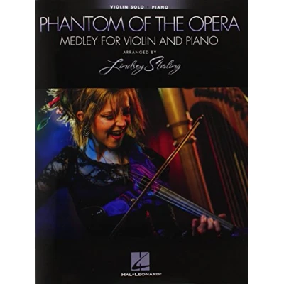 Afbeelding van LINDSEY STIRLING: THE PHANTOM OF OPERA VIOLON: Medley for Violin with Piano Accompaniment