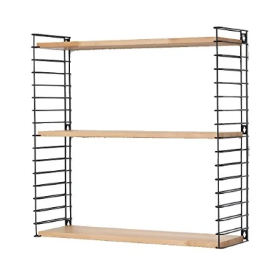 Afbeelding van Tomado Wandrek 70x21x68cm Zwart, hout