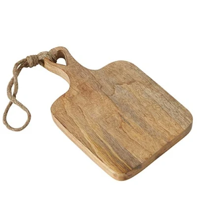 Afbeelding van Boltze Snijplank Lela (plank van mangohout, met hartvormige uitsparing in het handvat, afmetingen 30x19x2 cm, houten plank lus) 2002873