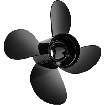 Afbeelding van VEVOR Buitenboordpropeller, vervangen voor OEM 48 8M0084495, 4 bladen 14&quot; x 19&quot; aluminium bootpropeller, compatibel met 135 300HP 2 takt en buitenboordmotoren, Alpha &amp; Bravo I Stern Drives, RH