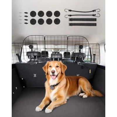 Afbeelding van VEVOR Dog Guard Autobarrière Huisdierbarrière Scheidingswand 972x408mm Vrachtwagen SUV