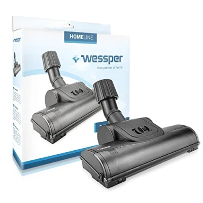 Afbeelding van Wessper® Turbomondstuk universeel met roterende borstels voor AEG Bosch Electrolux Miele Moulinex Nilfisk Panasonic Rowenta Siemens, diameter 32 mm 38