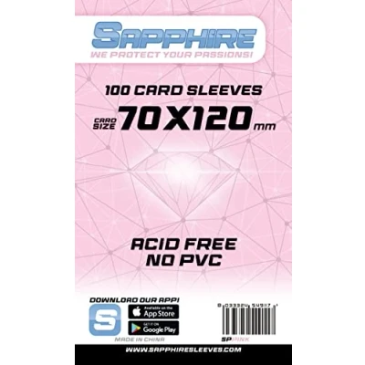 Afbeelding van Red Glove Sapphire Kaarthoezen Roze 70x120 mm 100 stuks