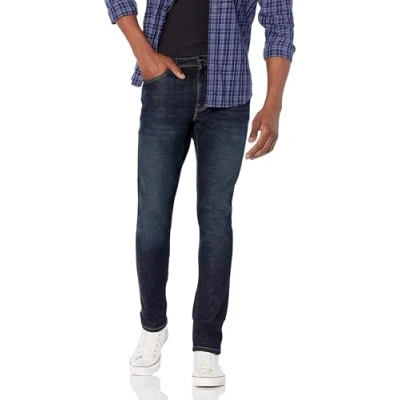 Afbeelding van Amazon Essentials Jeans voor heren,Gespoeld Vintage,32W / 32L