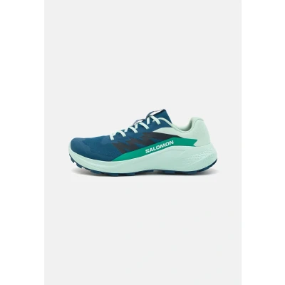 Afbeelding van Salomon Alphaglide Trail hardloopschoenen, Heren, Maat: 40 2/3, Poseidon/bay/parakeet Textiel/ synthetisch