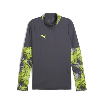Afbeelding van Puma, Mannen, Hardloopjack, individualCUP 1/4 ritssluiting (S), Grijs, S