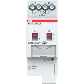 Afbeelding van Abb busch jaeger schakelaktor standaard knx 2 voudig 16 ampere 2cdg110261r0011