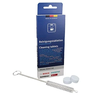 Afbeelding van DL pro Reinigingstabletten 10 stuks voor Bosch Siemens EQ serie 00311969 koffiezetapparaat volautomatisch met reinigingsborstel