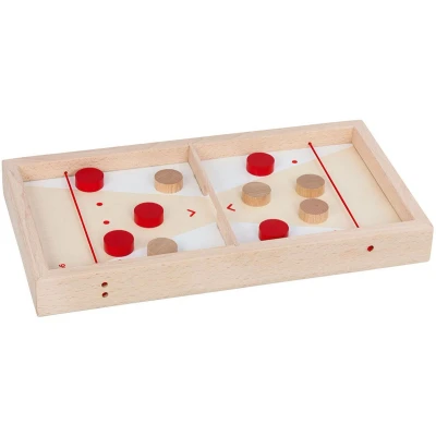 Afbeelding van Goki Houten Schieten Speeltafel 2in1, 11dlg.