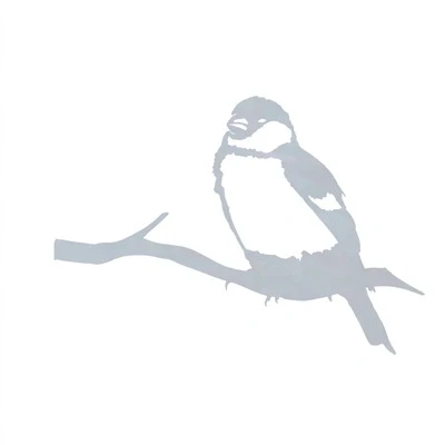 Afbeelding van Goudvink RVS By Aimy Birds 29 x 17 cm BxH