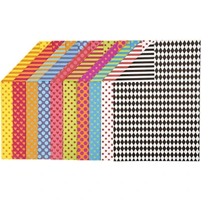 Afbeelding van Creotime patroonkarton 21 x 29,7 cm 20 stuks multicolor
