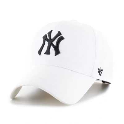 Afbeelding van 47 Brand MLB New York Yankees Cap B MVPSP17WBP WHM, Mannen, Wit, Pet, maat: One size