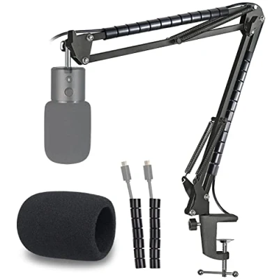 Afbeelding van Razer Seiren X Boom Arm met Pop Filter Microfoon Stand Foam Voorruit Cover Compatibel Streaming van YOUSHARES