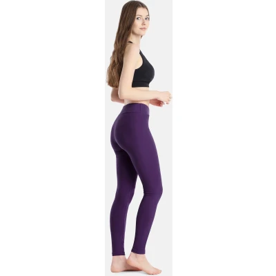 Afbeelding van Merry Style Dames Lange Leggings Sport Vrijetijdsbroek Sporbroek van Katonen Brede Taille MS MS10 429 LE Violett XL