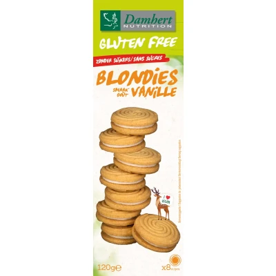 Afbeelding van 3x Damhert Koek Blondies Glutenvrij 120 gr