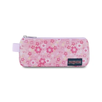 Afbeelding van JanSport Basic Accessory Pouch, kleine buidel, 0.5 L, 9 x 21 2.5 cm, Baby Blossom