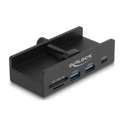 Afbeelding van Delock Externer USB 5 Gbps Hub mit 2 x Typ A, 1 Type C™ un