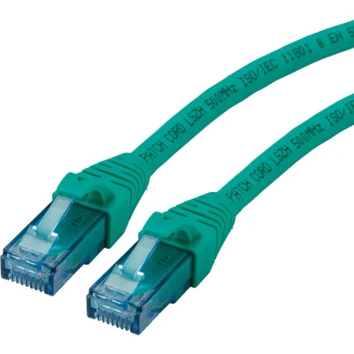 Afbeelding van Netwerkkabel Cat6a U/UTP 7.5 meter (100% koper, LSZH, Groen)