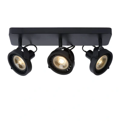 Afbeelding van Lucide TALA LED Plafondspot Dim to warm GU10 3x12W Zwart