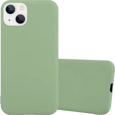 Afbeelding van Cadorabo Hoesje geschikt voor Apple iPhone 14 PLUS in CANDY PASTEL GROEN Beschermhoes TPU silicone Case Cover