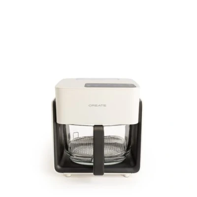 Afbeelding van CREATE Air Frischer Mist/Friteuse zonder olie, 4,2 l, met verstuiver, gebroken wit, capaciteit 5 6 porties, programma&#039;s, glazen schaal, tijd en temperatuurcontrole, 1300 W