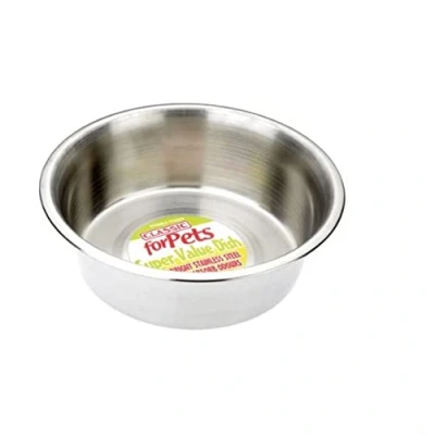 Afbeelding van Classic Pet Products Super Value RVS schotel, 2800 ml