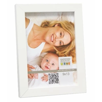 Afbeelding van Deknudt Frames fotolijst S43AK1 wit voor foto: 30x45 cm