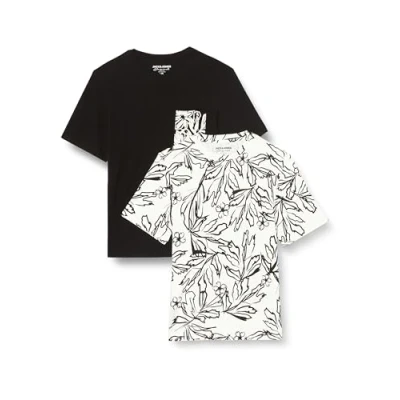 Afbeelding van JACK&amp;JONES JORLAFAYETTE MIX TEE SS CREW NECK 2PK MP Heren T shirt Maat L