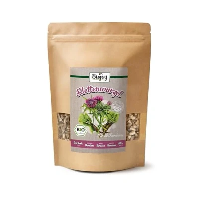 Afbeelding van Biojoy BIO Kliswortel thee (500 g), gedroogd en gesneden, zonder toevoegingen (Articum lappa)