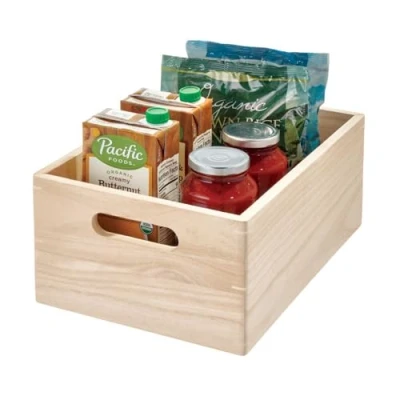 Afbeelding van Opbergbox Universeel Groot iDesign The Home Edit Bruin (38 x 25,5 cm)