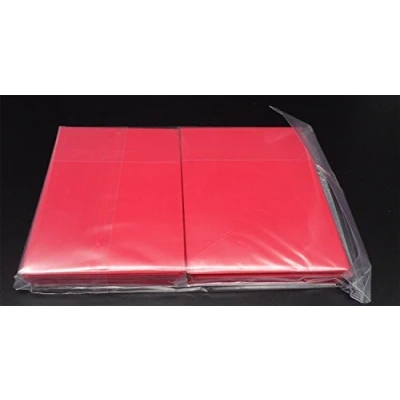 Afbeelding van Docsmagic.de 100 Double Mat Red Card Sleeves Standard Size 66 x 91 PKM MTG